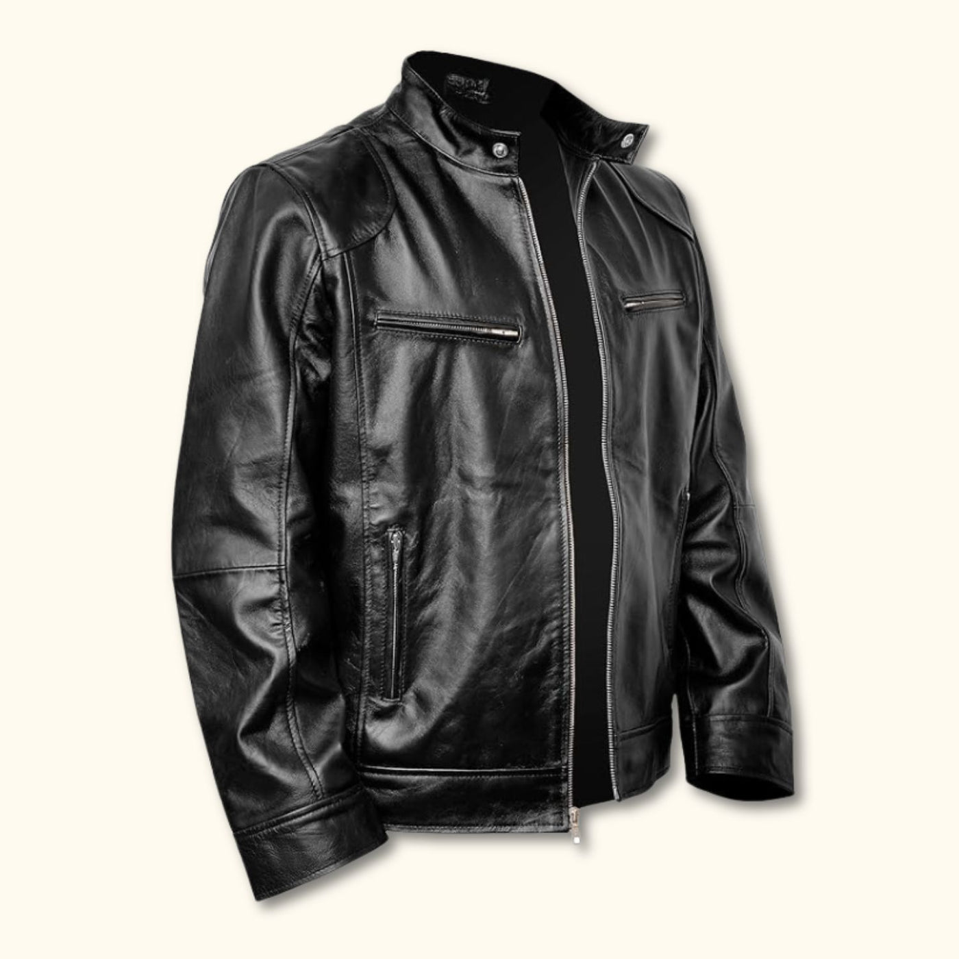Ranger Heritage | Black Leather Jacket for Man | Classic Style