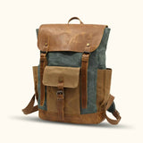 Canvas Backpack with Laptop Sleeve - A versatile and practical backpack featuring a dedicated laptop sleeve for secure and convenient storage of your laptop while on the go.