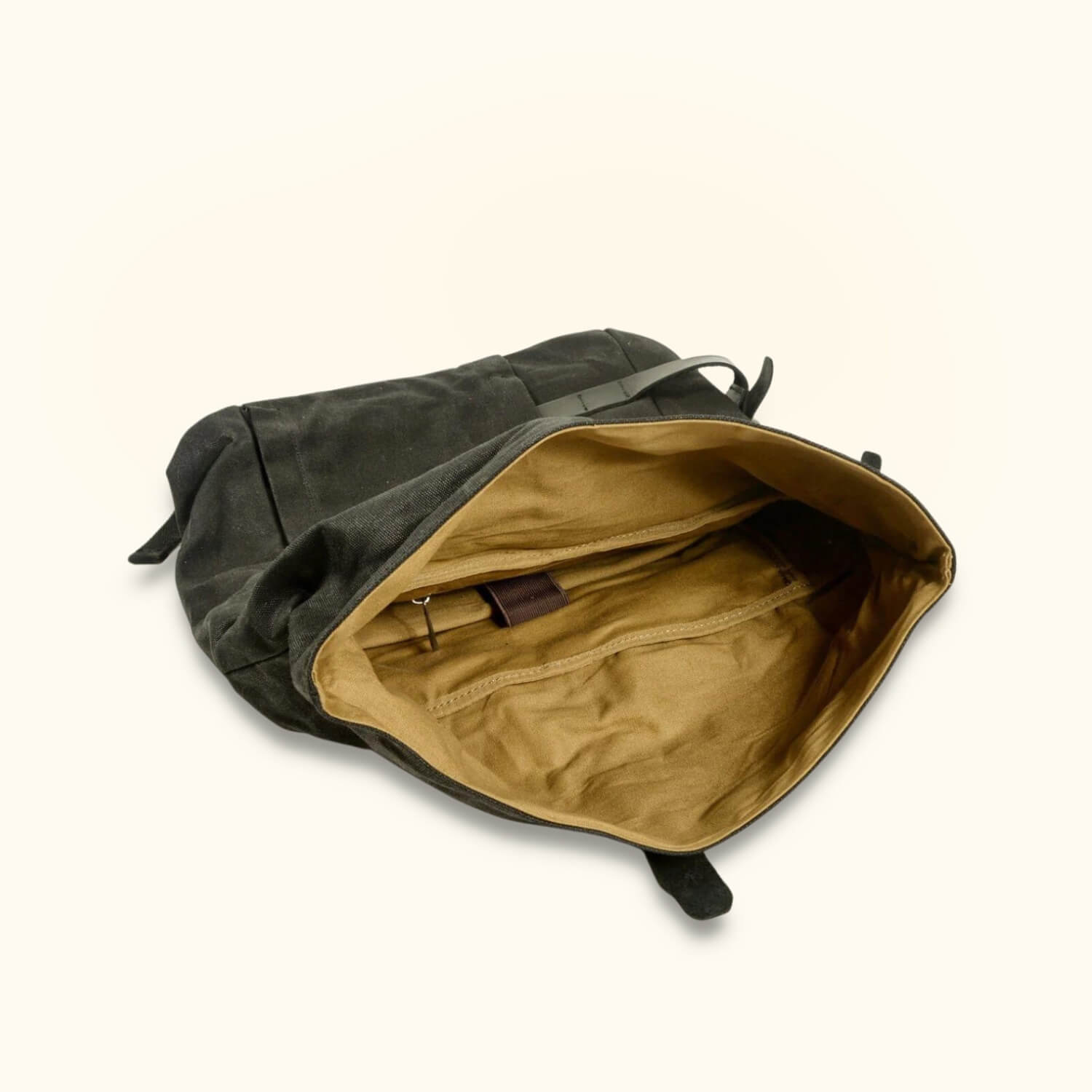 Waxed Canvas Motorcycle Backpack AdventureReady Gear Western Leather Goods