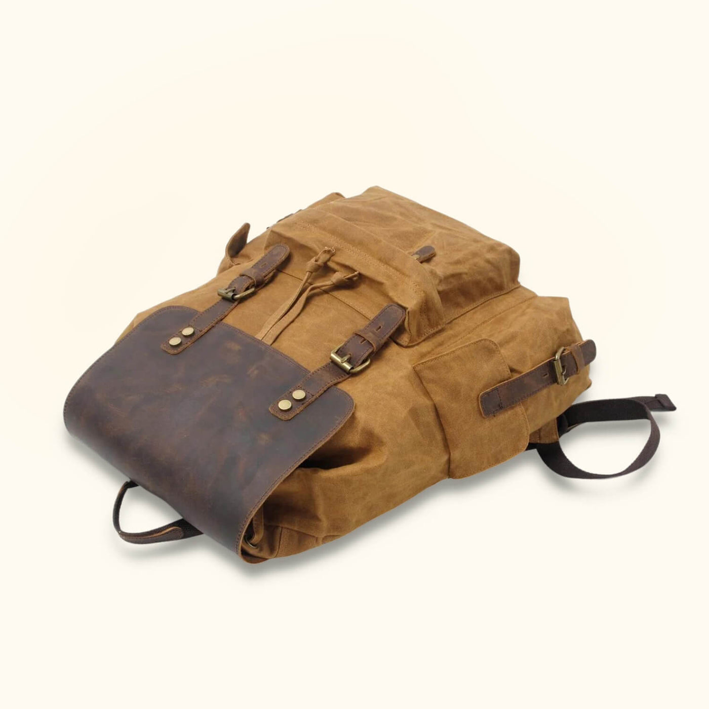 The Lone Star - Unisex Canvas Backpack | Adventure-ready  display picture 1