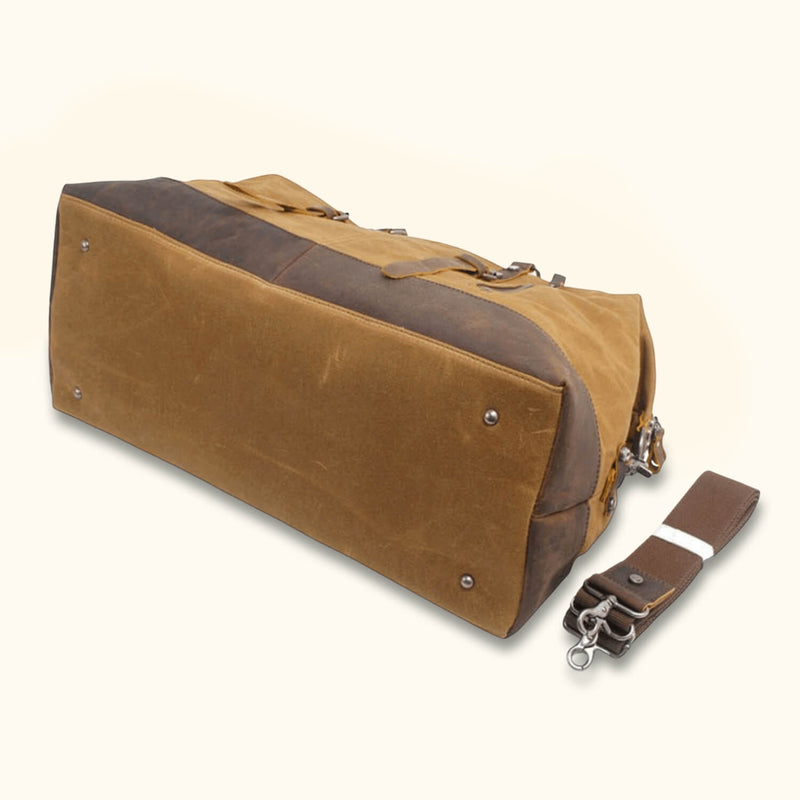 braun men's travel grooming bag with canvas handle The Traveler's Haven