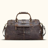 Experience the epitome of luxury with a crocodile duffle bag, where sophistication meets exotic elegance for your travels.