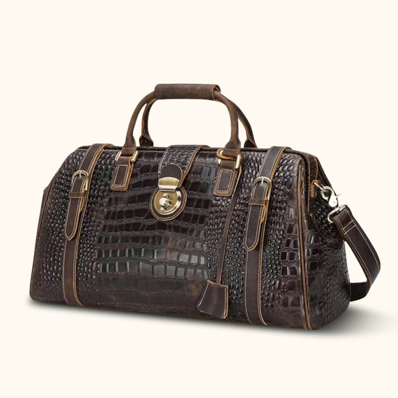 The Salty Crocodile - Travel Duffel – Western Leather Goods