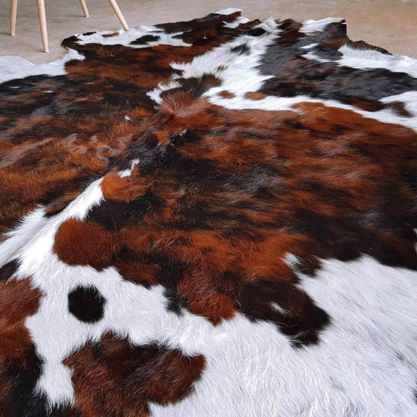 Bring rustic sophistication to your space with our premium hide rug