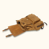 Khaki Canvas Backpack - A versatile and trendy choice, perfect for any occasion, and ready to carry your essentials in style.