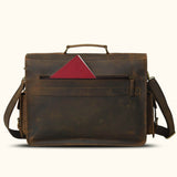 Leather Briefcase: 'The Saloon Street' - Classic sophistication for the modern adventurer.