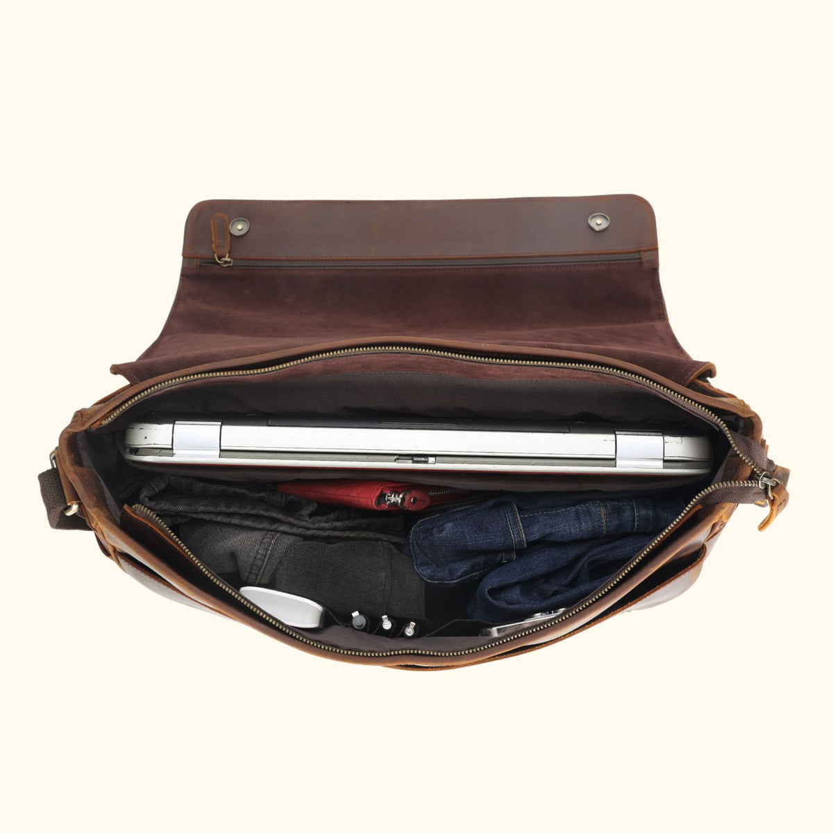 ★MUCENT★Western Leather Shoulder Bag★ MUCENT WESTERN LEATHER SHOULDER BAG