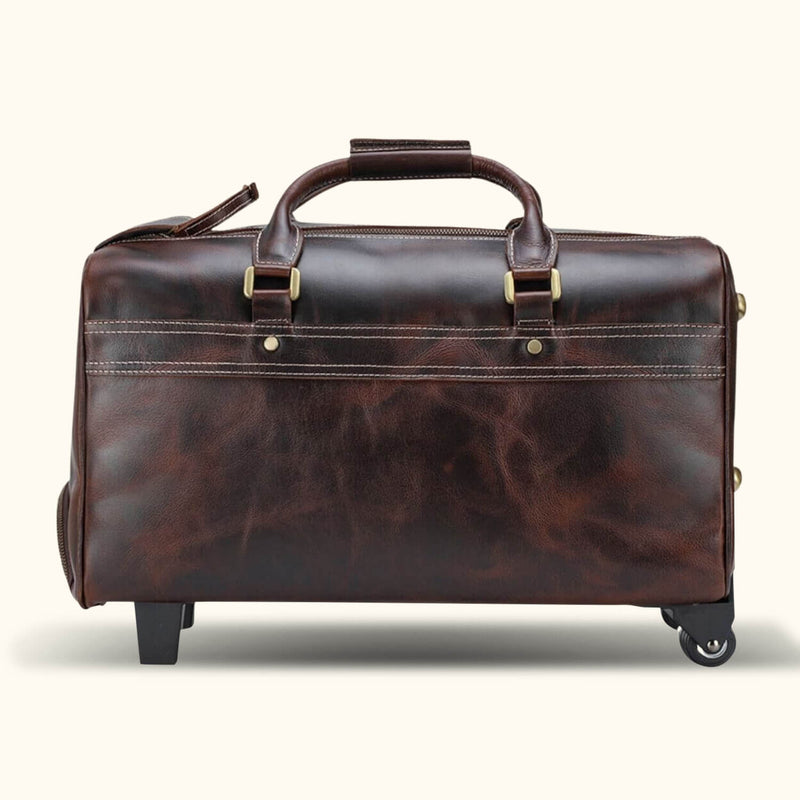 luggage luxury leather duffle bag