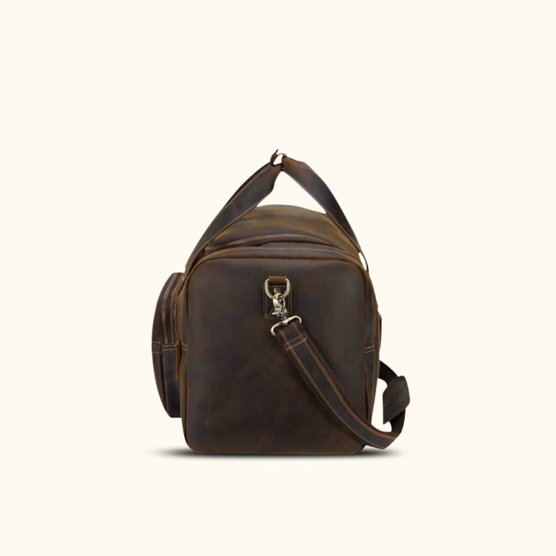 Pack light and stylish with a men's overnight bag, the perfect companion for short getaways and adventures.