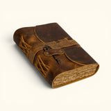 The Shooting Star  - Vintage Buffalo Leather Diary