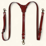 The Trailblazer - Leather Men's Suspenders