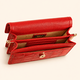The Scarlet Croc Chain Bag