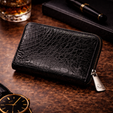 The River Crocodile Zip Wallet