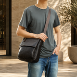 The Dustwalker Full-Grain Leather Messenger Bag