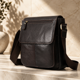 The Dustwalker Full-Grain Leather Messenger Bag
