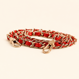 The Scarlet Croc Chain Bag