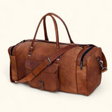 The Wishing Well - Square Leather Duffel Bag
