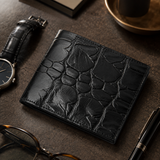 The Monarch Crocodile Bifold Wallet
