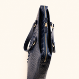 The Monarch Crocodile Briefcase