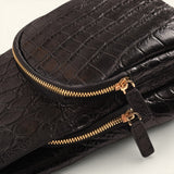 The Obsidian – Genuine Alligator Sling Bag