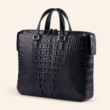 The Monarch Crocodile Briefcase