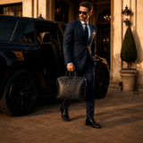 The Monarch Crocodile Briefcase