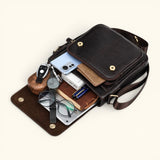 The Dustwalker Full-Grain Leather Messenger Bag