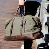 The Traveler's Haven - Waxed Canvas Carry on Bag