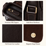 The Dustwalker Full-Grain Leather Messenger Bag