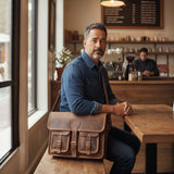 The Saloon Street - Satchel Leather Briefcase