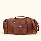 The Wishing Well - Square Leather Duffel Bag