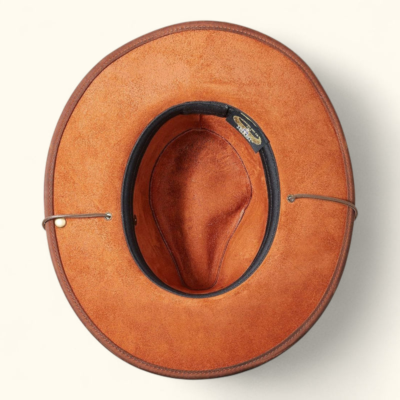 The Outrider - Western Leather Aussie Hat