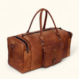 The Wishing Well - Square Leather Duffel Bag