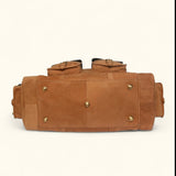 The Midnight Moonshine -Vintage Leather Travel Bag