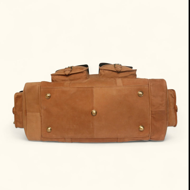 The Midnight Moonshine -Vintage Leather Travel Bag