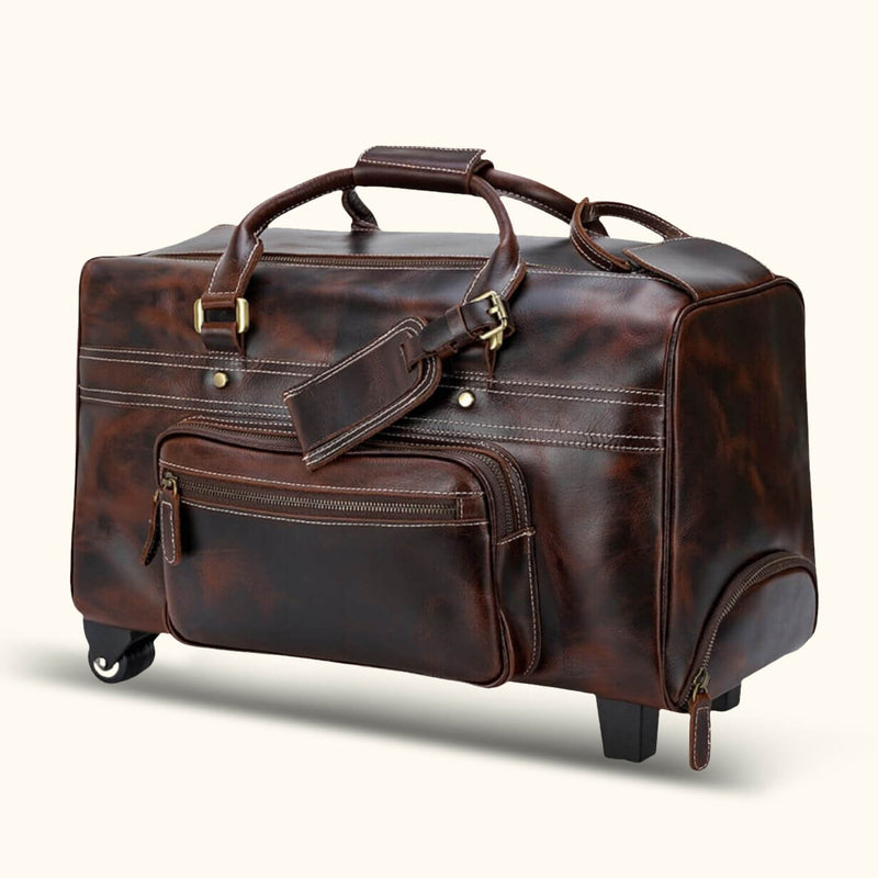 Seamless travel awaits with a rolling duffle bag luggage, offering both mobility and style for your journeys.