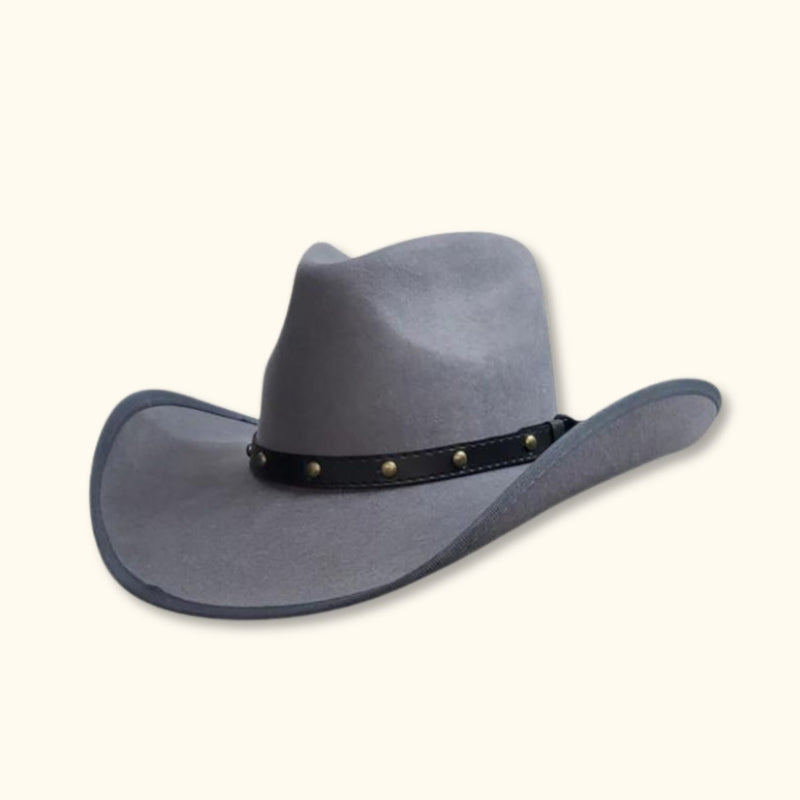 The Stampede Felt Western Hat Premium Cashmere Wool Cowboy Hat