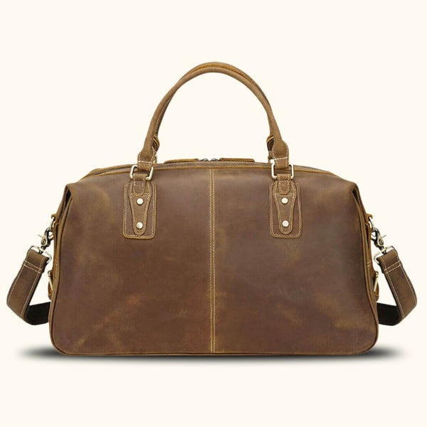 Men's travel duffel bag: Style meets functionality.