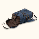 Waxed Canvas Hiking Backpack - A durable and weather-resistant backpack, perfect for your outdoor escapades and hiking adventures.