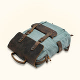 Waxed Canvas Laptop Backpack - Embrace the perfect blend of durability and style with this versatile backpack, designed to protect and carry your laptop and essentials in all your daily endeavors.