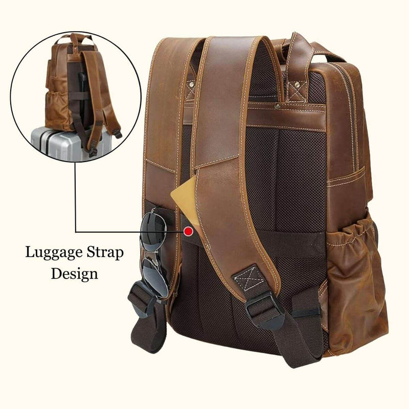 The Southern Cross – Handmade Adventure Backpack – Western Leather Goods