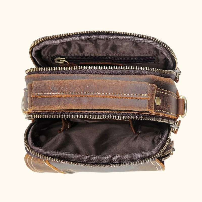 The King's Messenger - Leather Crossbody Bag