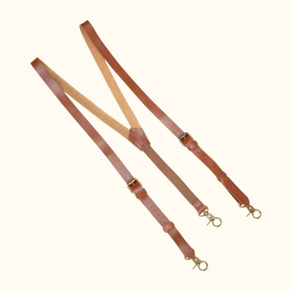 The Trailblazer - Leather Men's Suspenders