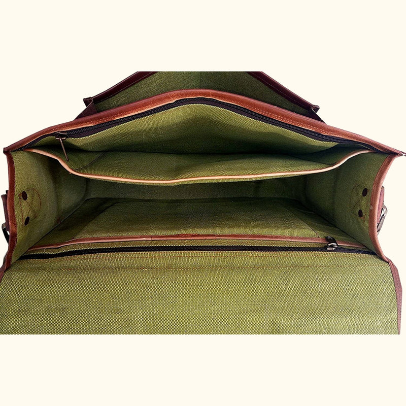 The Compton Top Grain Leather Messenger / Laptop Bag – Cotswold Hipster