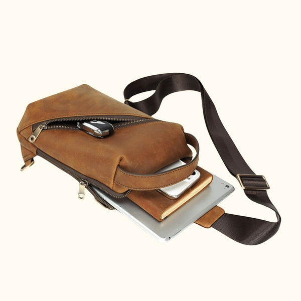 The Bourbon - Leather Sling Bag