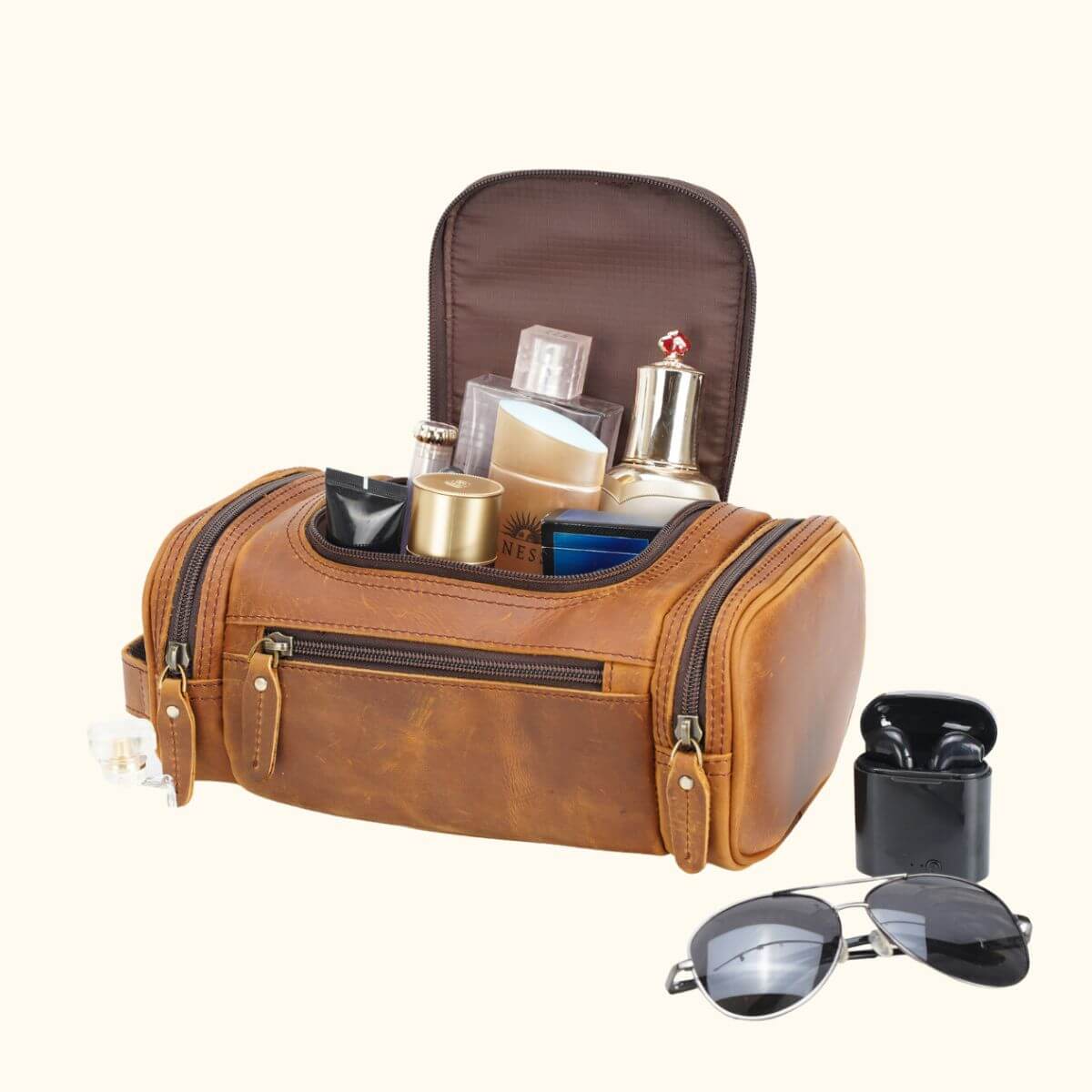 The Cattle Rustler - Western Toiletry Bag – Western Leather Goods