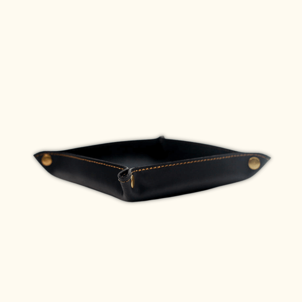 The Sheriff's Dark Brown Leather Tray