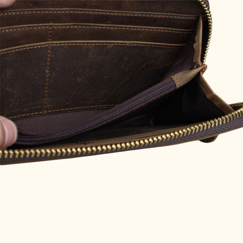 The Maverick - Men's Long Leather Wallet