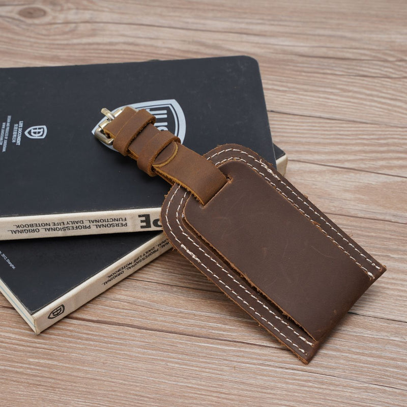 The Everyman Tag – Leather Luggage and Bag Tag