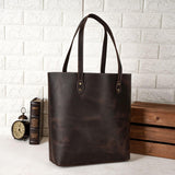 The Cactus Flower - Leather Tote bag